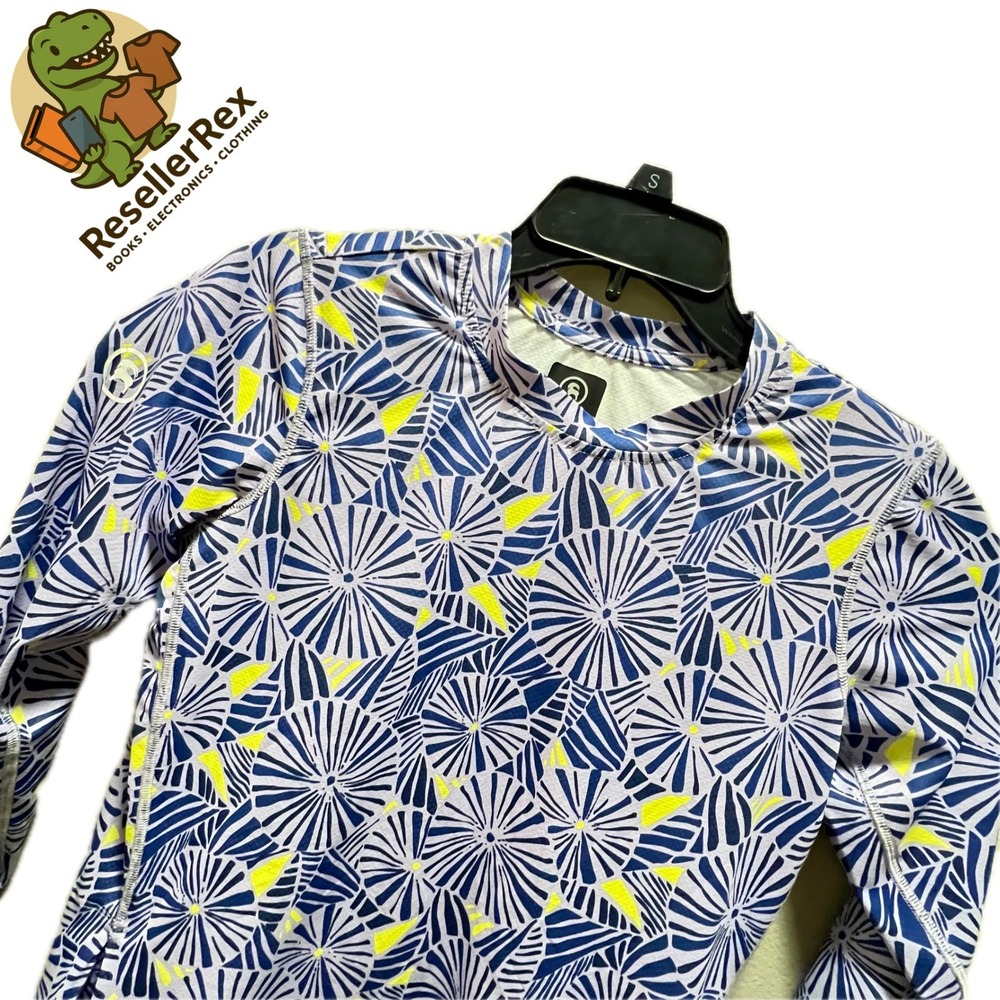 Backcountry‎ Women's Long Sleeve Geometric Print Rashguard Top Small Petit